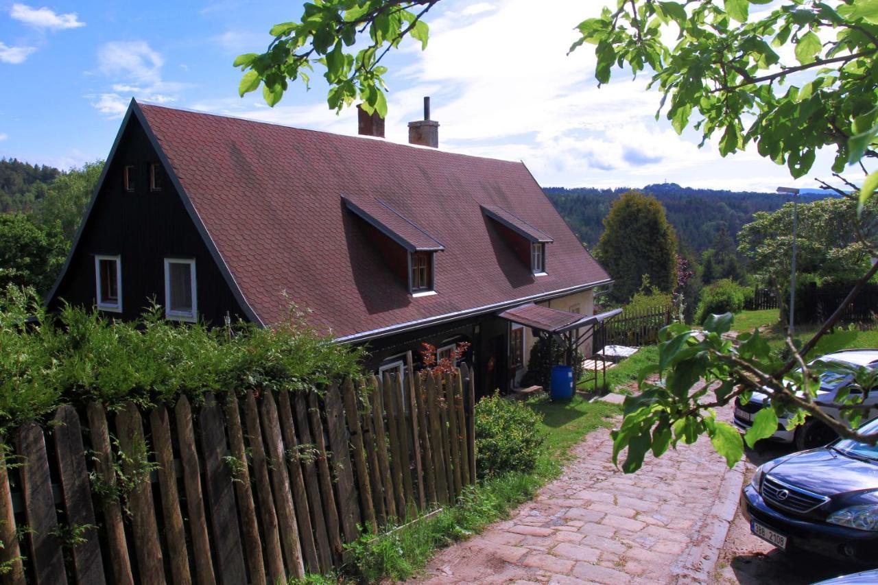 Wellness Chaloupka Mezna - Narodni Park Ceske Svycarsko Villa Hrensko Bagian luar foto