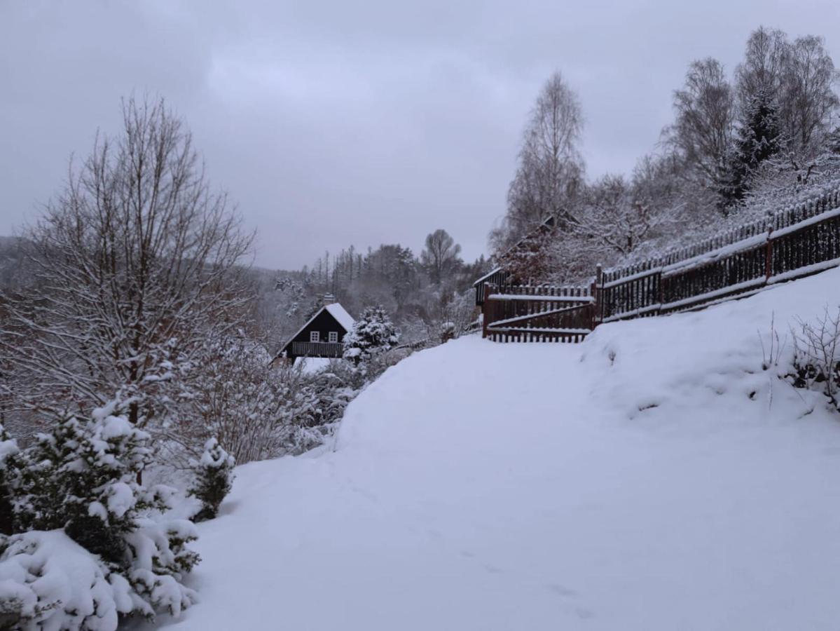 Wellness Chaloupka Mezna - Narodni Park Ceske Svycarsko Villa Hrensko Bagian luar foto