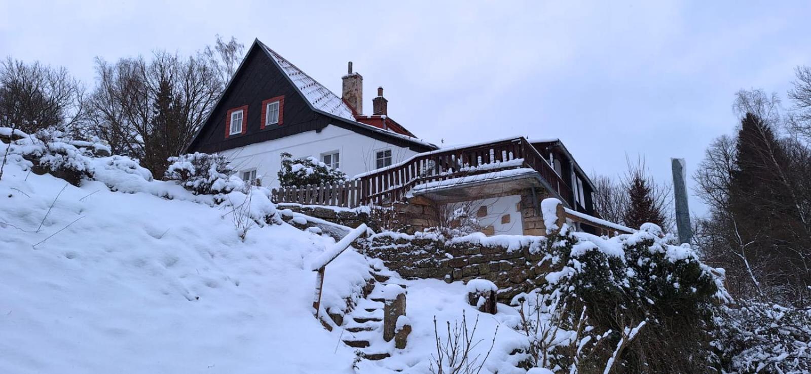 Wellness Chaloupka Mezna - Narodni Park Ceske Svycarsko Villa Hrensko Bagian luar foto